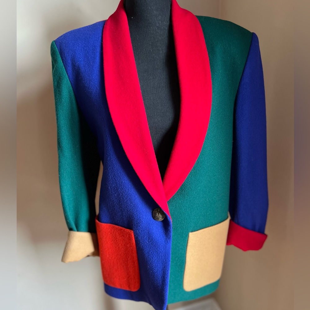 Colorblock Blazer